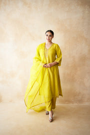 Hema Yellow Straight Set Gulabo Jaipur