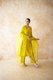 Hema Yellow Straight Set Gulabo Jaipur