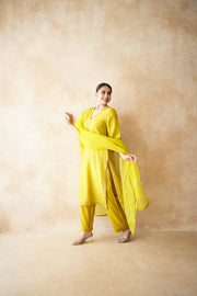 Hema Yellow Straight Set Gulabo Jaipur