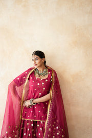 Masoom Red Sharara Set Gulabo Jaipur
