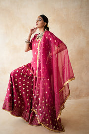 Masoom Red Sharara Set Gulabo Jaipur