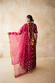 Masoom Red Sharara Set Gulabo Jaipur