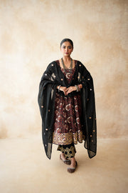 Aisha Black Anarkali Set 2