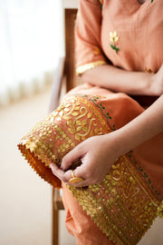 Jamila Rust Kaftan Set 6