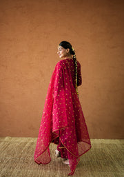 Sitara Maroon Anarkali Set 4