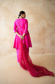 Riza Pink Anarkali Set Gulabo Jaipur