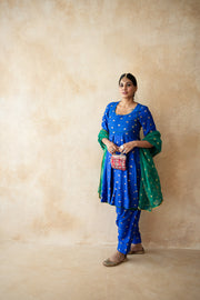 Riza Blue Anarkali Set 2