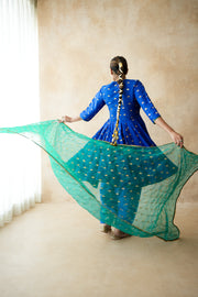 Riza Blue Anarkali Set 5
