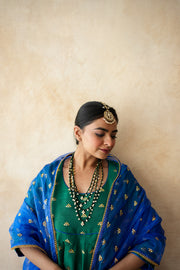 Riza Green Anarkali Set Gulabo Jaipur