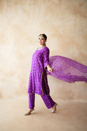Meera Purple Straight Set 3