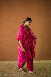 Riza Red Anarkali Set Gulabo Jaipur