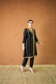 Ruhan Black Co-ord Set 4