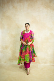 Arzu Pink Anarkali Set 3
