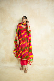 Arzu Yellow Anarkali Set 5