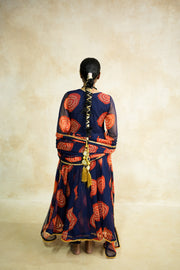Arzu Blue Anarkali Set 2