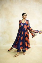 Arzu Blue Anarkali Set 5
