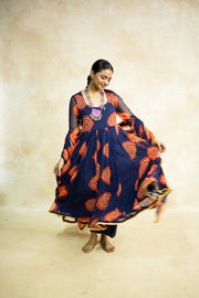 Arzu Blue Anarkali Set 6