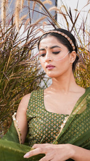 Samira Green Sharara Set 6