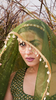 Samira Green Sharara Set 7