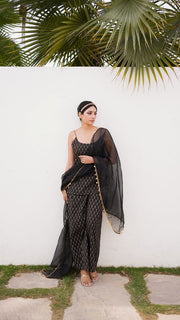 Gulrukh Black Straight set 1