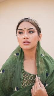 Arwa Green Anarkali Set 5