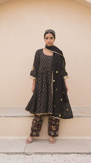 Ira Black Anarkali Set 2