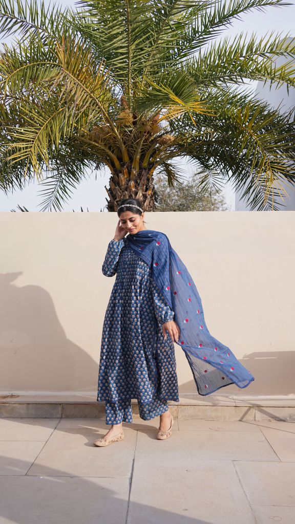 Rida Indigo Straight Set