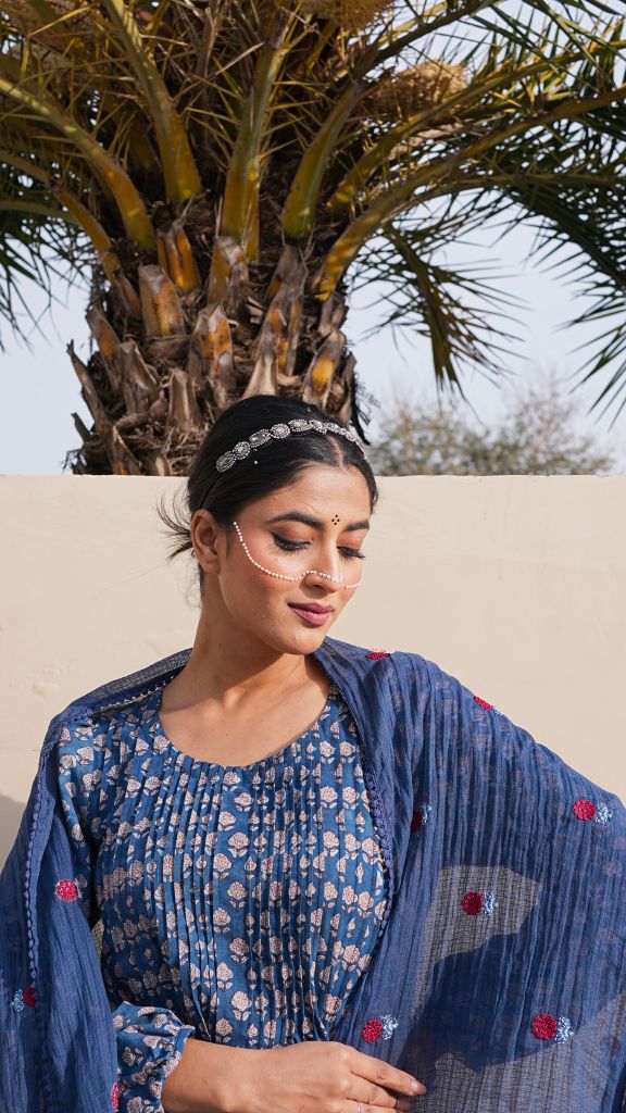 Rida Indigo Straight Set Gulabo Jaipur