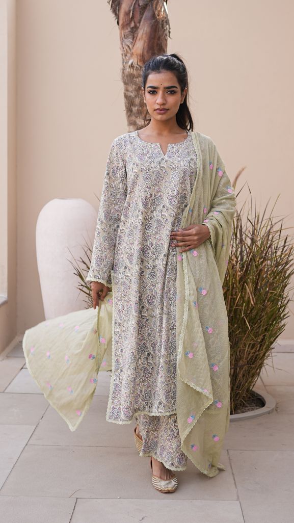 Afsana Mint Straight Set