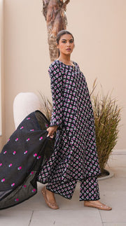 Afsana Black  Straight Set Gulabo Jaipur