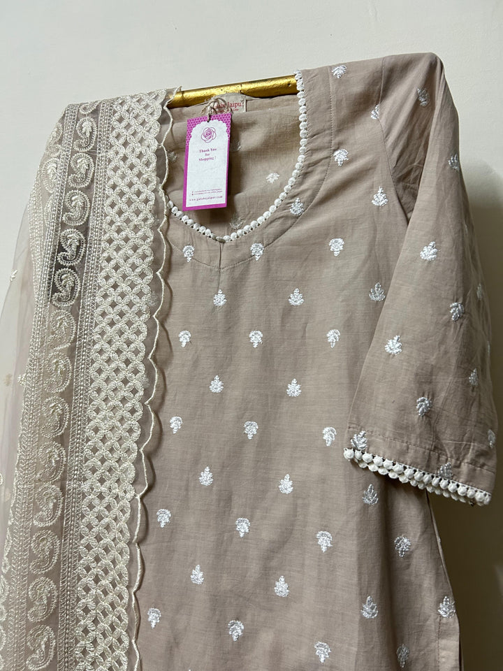 HAIRAT GREY STRAIGHT SET