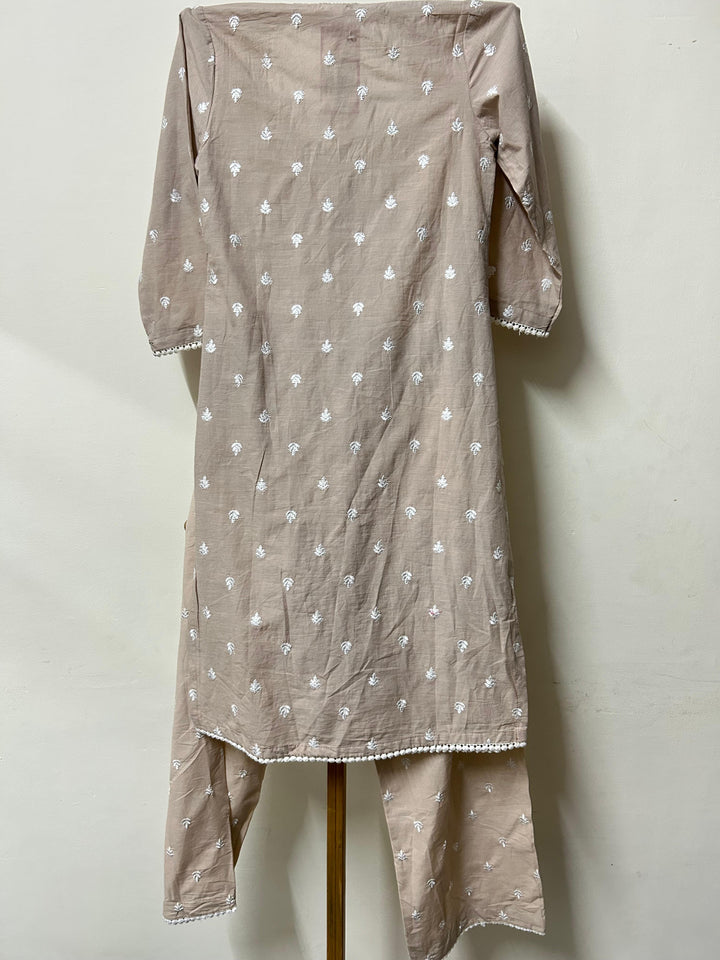 HAIRAT GREY STRAIGHT SET