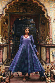 Umrao Blue Anarkali Set 2