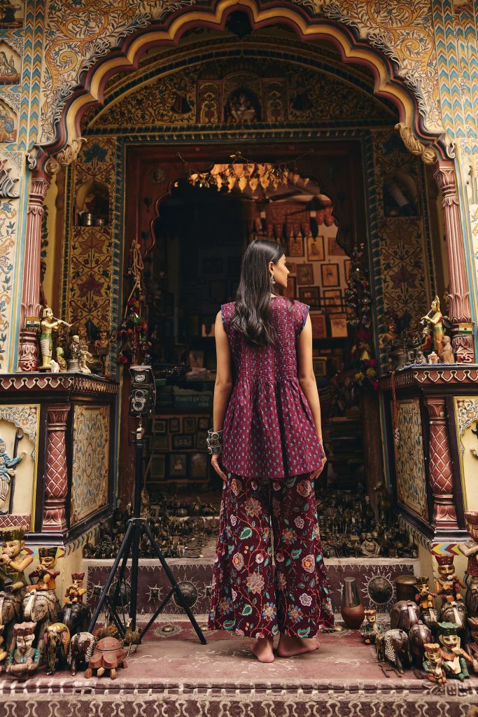 Tej Wine Co-ord Set