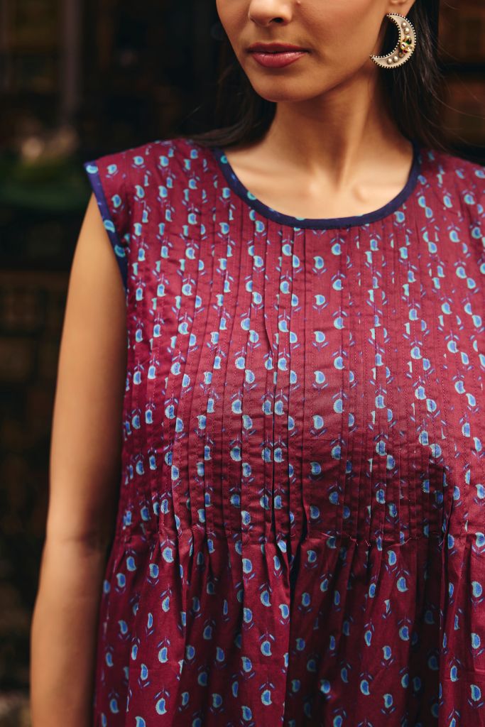 Tej Wine Co-ord Set