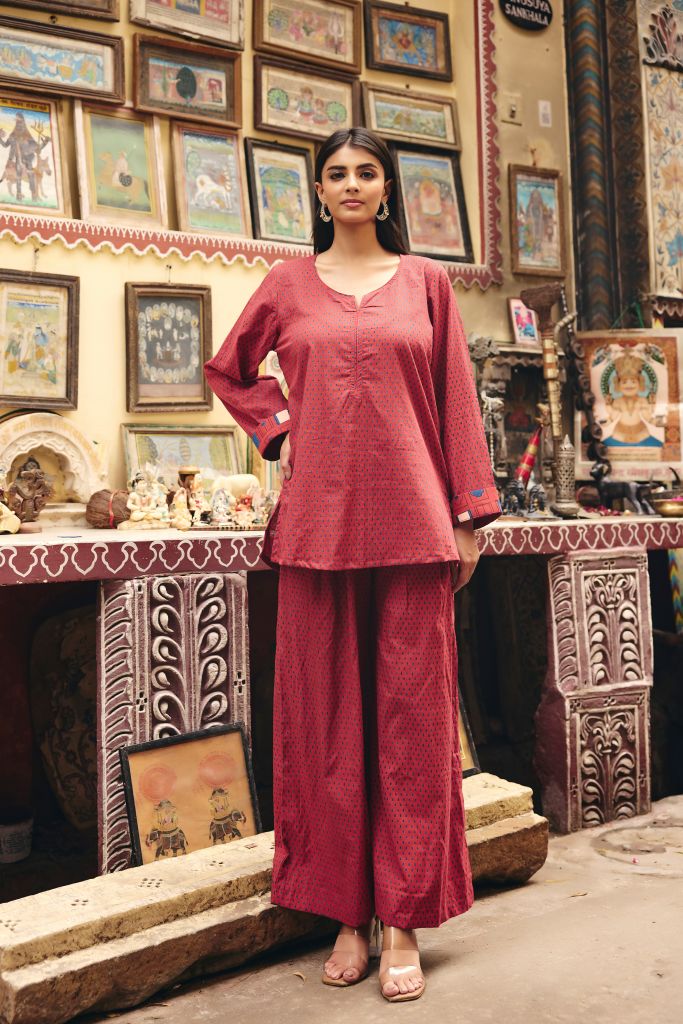 Roza Red Co-ord Set