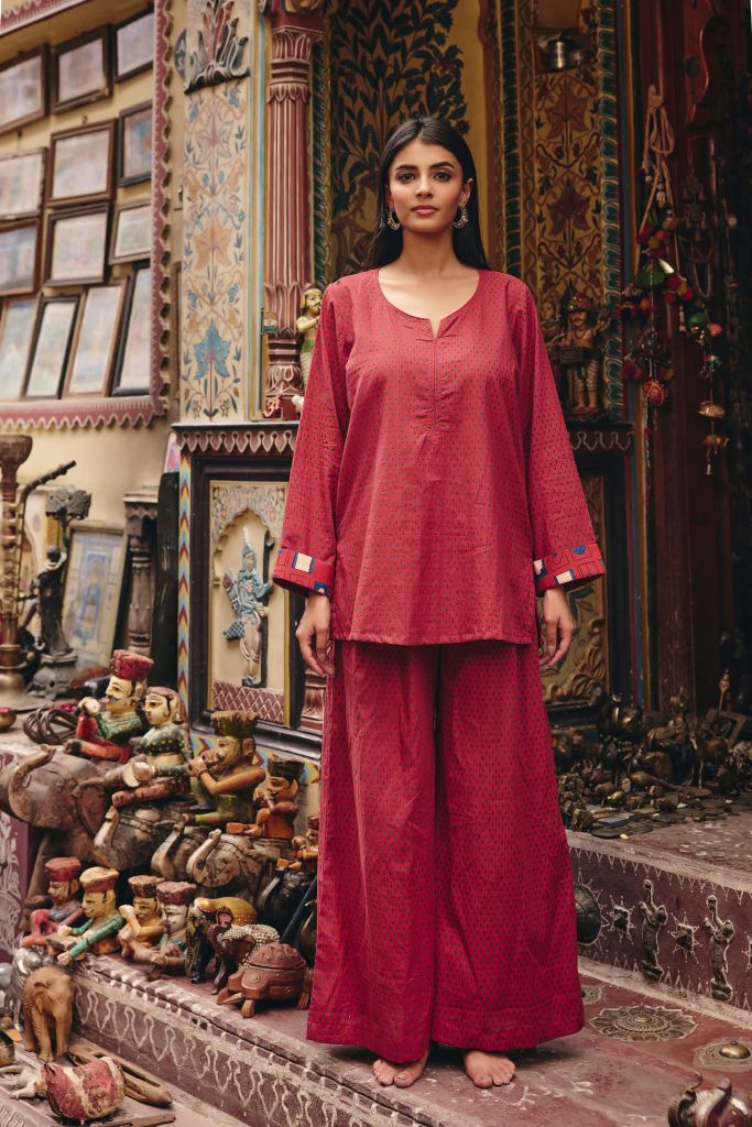Roza Red Co-ord Set