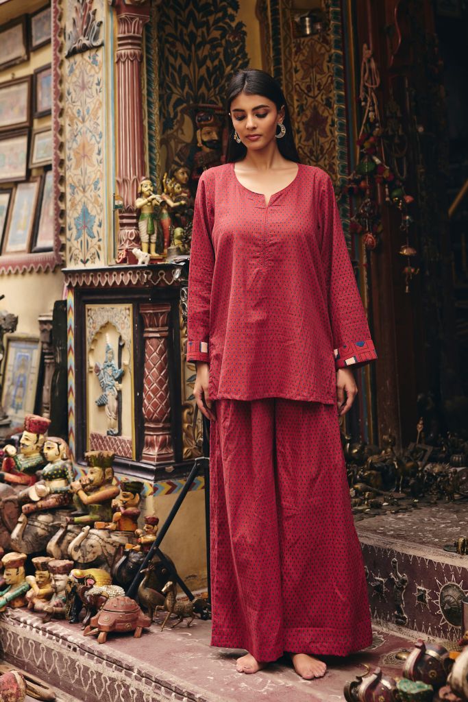 Roza Red Co-ord Set