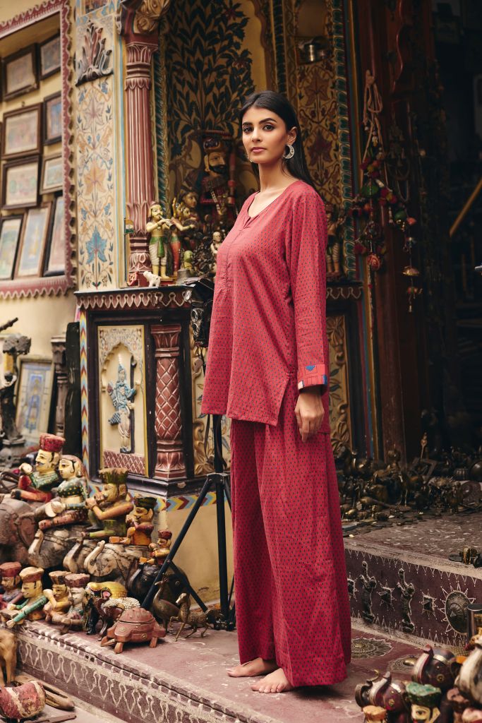 Roza Red Co-ord Set