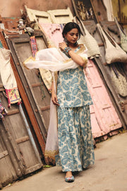 Leela offwhite Sharara Set 2