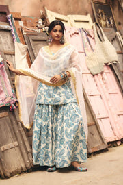 Leela offwhite Sharara Set 3