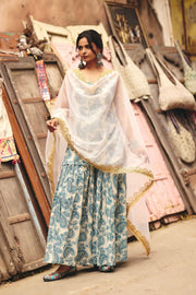 Leela offwhite Sharara Set 4
