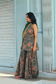 Leela Emerald Sharara Set Gulabo Jaipur