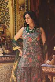 Leela Emerald Sharara Set Gulabo Jaipur
