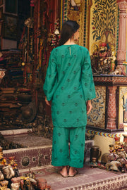 Falak Green Co-ord  Set Gulabo Jaipur