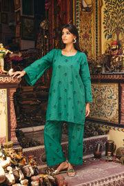 Falak Green Co-ord  Set Gulabo Jaipur