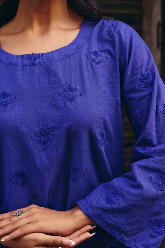 Falak Blue Co-ord  Set