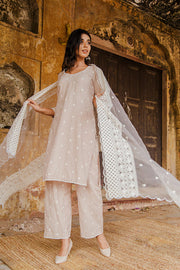 Hairat Grey Straight Kurta Set 7