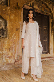 Hairat Grey Straight Kurta Set 4