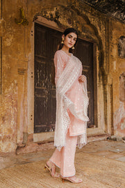 Hairat Peach  Straight Kurta Set 5